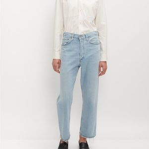 NWT Agolde 90s Crop Jean in Reputation, size 28